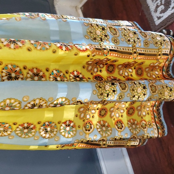 Moulinette Soeurs woman's yellow silk dress size 2 - Picture 16 of 17